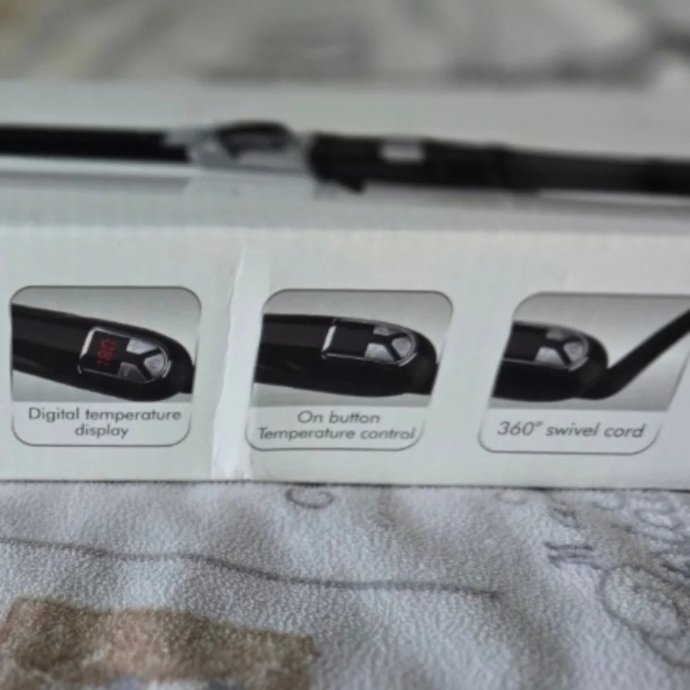 Professional  360 Degree Automatic Rotation Curling Iron Hair Curler 1" NIB - Picture 4 of 4